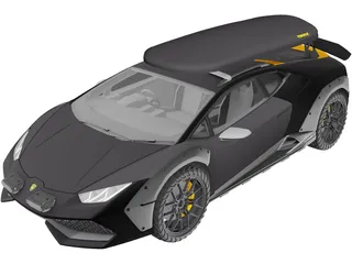 Lamborghini Huracan Sterrato (2023) 3D Model