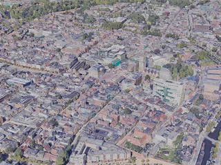 Groningen City, Netherlands (2023) 3D Model