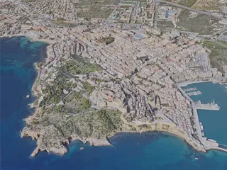 Ibiza City, Spain (2023) 3D Model