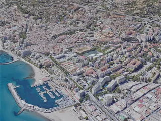 Marbella City, Spain (2023) 3D Model