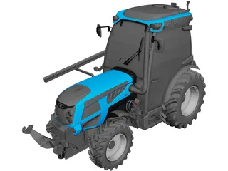 Landini REX 4 GT 3D Model