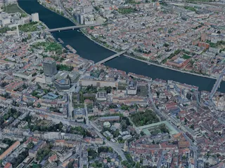 Basel City, Switzerland (2024) 3D Model