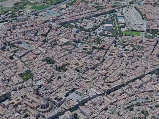 Granada City, Spain (2023) 3D Model