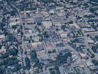 Poughkeepsie City, NY, USA (2023) 3D Model