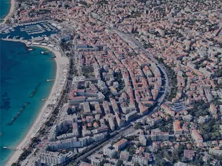 Cannes City, France (2024) 3D Model