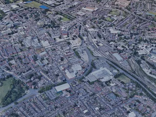 Gloucester City, UK (2021) 3D Model