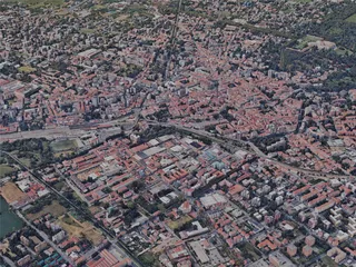 Monza City, Italy (2023) 3D Model