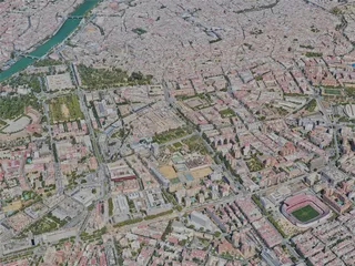 Seville City, Spain (2023) 3D Model