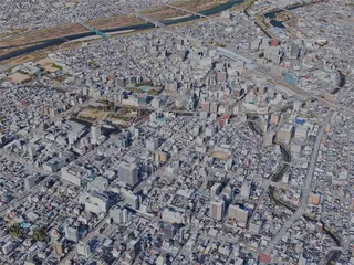 Toyama City, Japan (2023) 3D Model