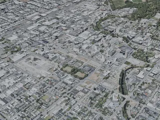 Christchurch City, New Zealand (2023) 3D Model