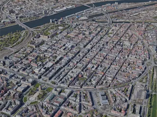 Mannheim City, Germany (2022) 3D Model