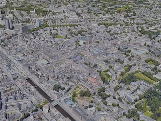 Rennes City, France (2022) 3D Model