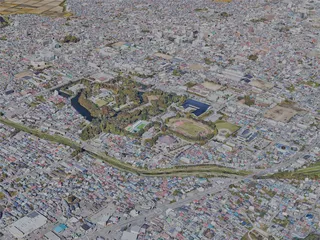 Aizuwakamatsu City, Japan (2024) 3D Model