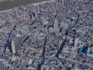 Antwerp City, Belgium (2022) 3D Model