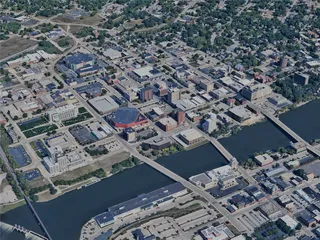 Rockford City, USA (2023) 3D Model