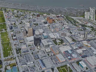 Anchorage City, AK, USA (2022) 3D Model