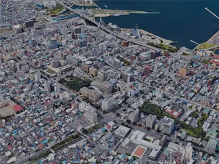 Aomori City, Japan (2023) 3D Model