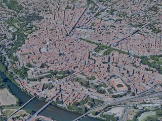 Beziers City, France (2022) 3D Model