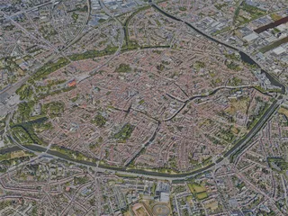 Bruges City, Belgium (2022) 3D Model