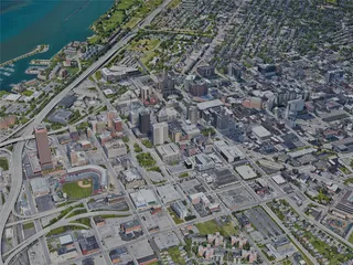 Buffalo City, NY, USA (2022) 3D Model