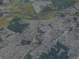 New York City, Staten Island, USA (2022) 3D Model