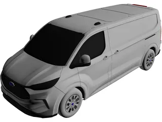 Ford Transit Custom Trend (2024) 3D Model