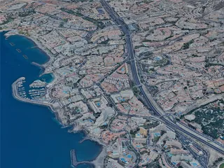 Adeje City, Spain (2023) 3D Model