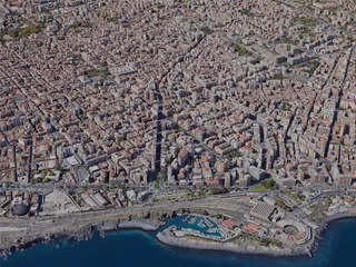 Catania City, Italy (2023) 3D Model