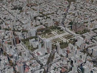 La Plata City, Argentina (2022) 3D Model