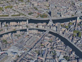 Liege City, Belgium (2022) 3D Model