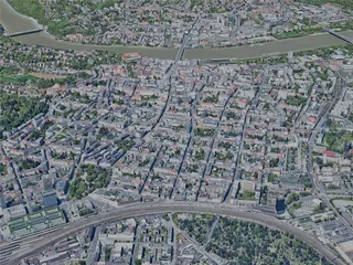 Linz City, Austria (2023) 3D Model