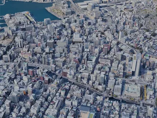 Nagasaki City, Japan (2023) 3D Model