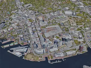 Norfolk City, VA, USA (2023) 3D Model