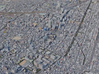 Okayama City, Japan (2023) 3D Model