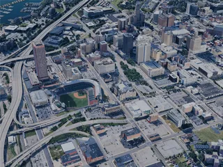 Buffalo City, NY, USA (2024) 3D Model