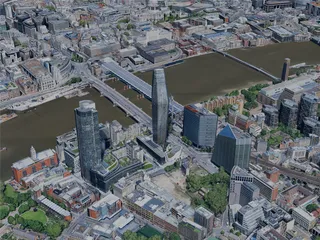 London City, UK (2024) 3D Model