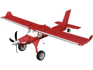 PZL-104 Wilga 3D Model