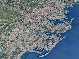 Monaco City, Monaco (2024) 3D Model