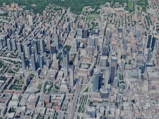 Montreal City, QC, Canada (2024) 3D Model