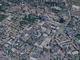 New Haven City, CT, USA (2024) 3D Model