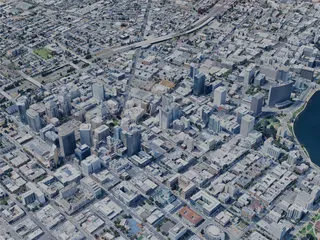 Oakland City, CA, USA (2023) 3D Model