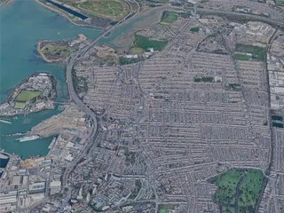 Portsmouth City, UK (2024) 3D Model