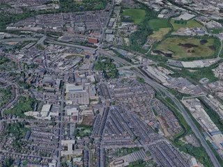 Stoke on Trent City, UK (2024) 3D Model