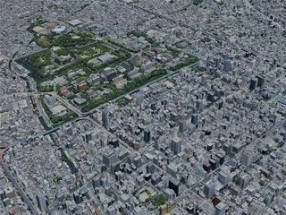 Nagoya City, Japan (2024) 3D Model