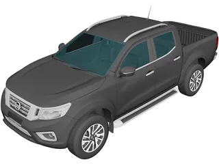 Nissan Navara Double Cab (2015) 3D Model