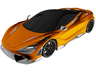 McLaren 765LT (2021) 3D Model