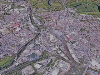 Carlisle City, UK (2023) 3D Model