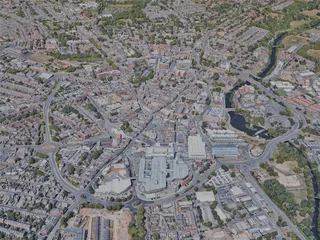 Derby City, UK (2022) 3D Model