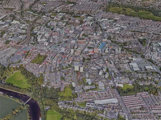 Preston City, UK (2022) 3D Model