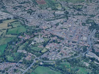 Salisbury City, UK (2024) 3D Model